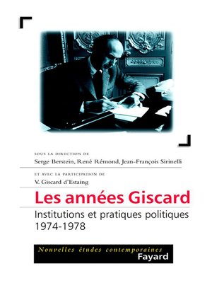 cover image of Les années Giscard